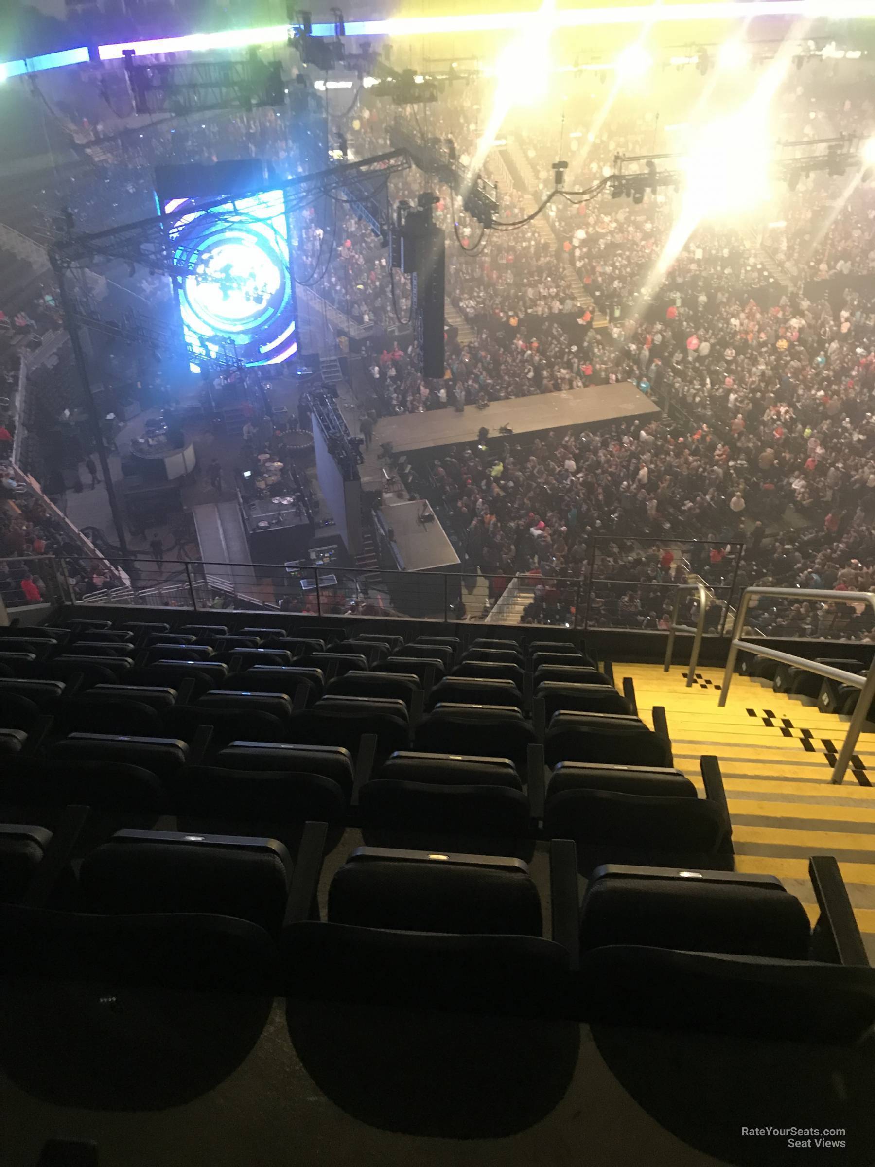 section 212, row 9 seat view  for concert - t-mobile center
